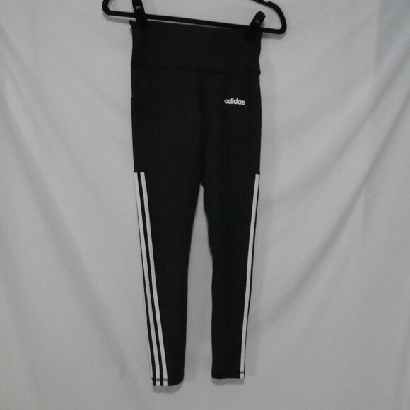 ADIDAS - Climalite | small | Black Three Stripe Legging With Pocket - Picture 1 of 16